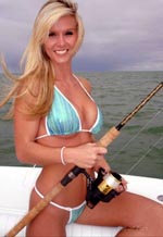 female angler