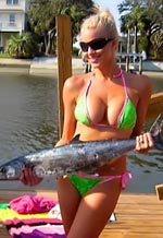 female angler