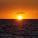 sunset-ocean-bright-orange